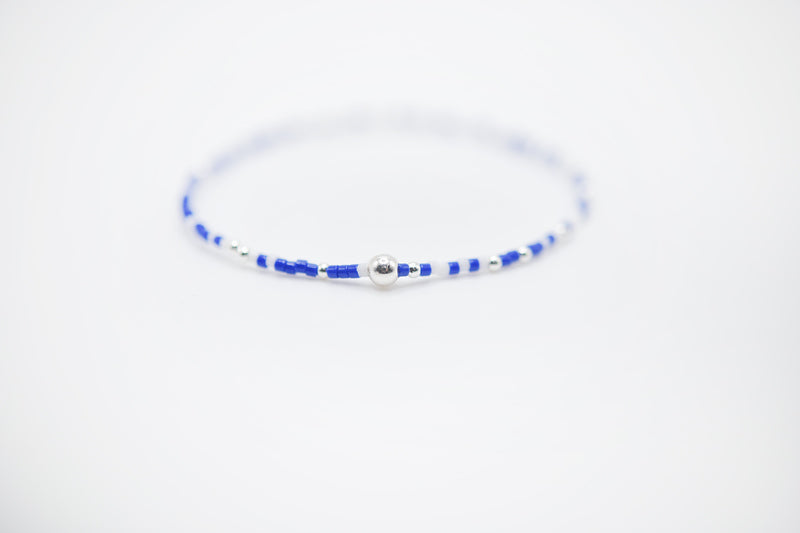 Blue Waves hot Beaded Bracelet