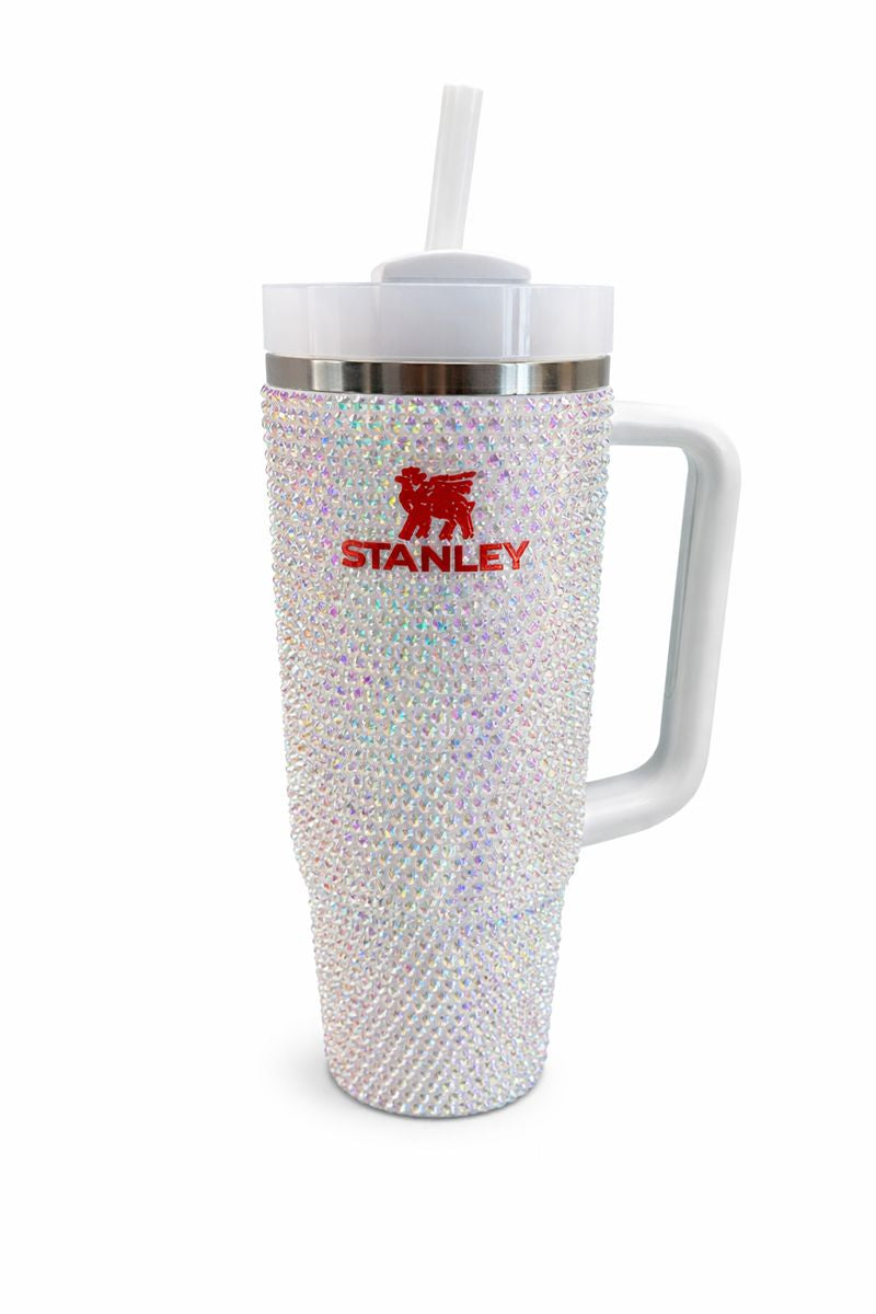 ⚾ 30oz Rhinestone Stanley Tumbler – Baseball Theme ✨