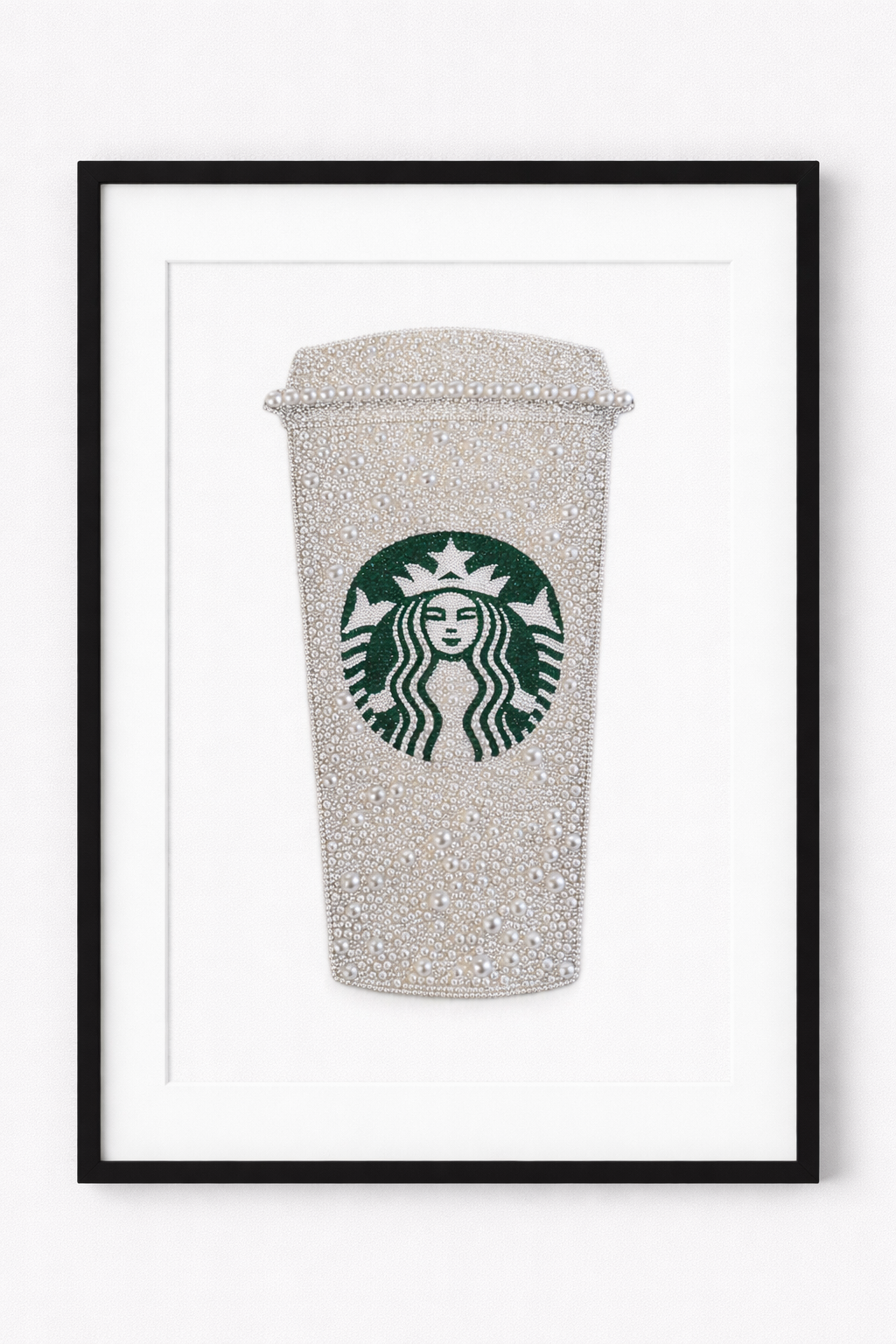 Starbucks Rhinestone Art